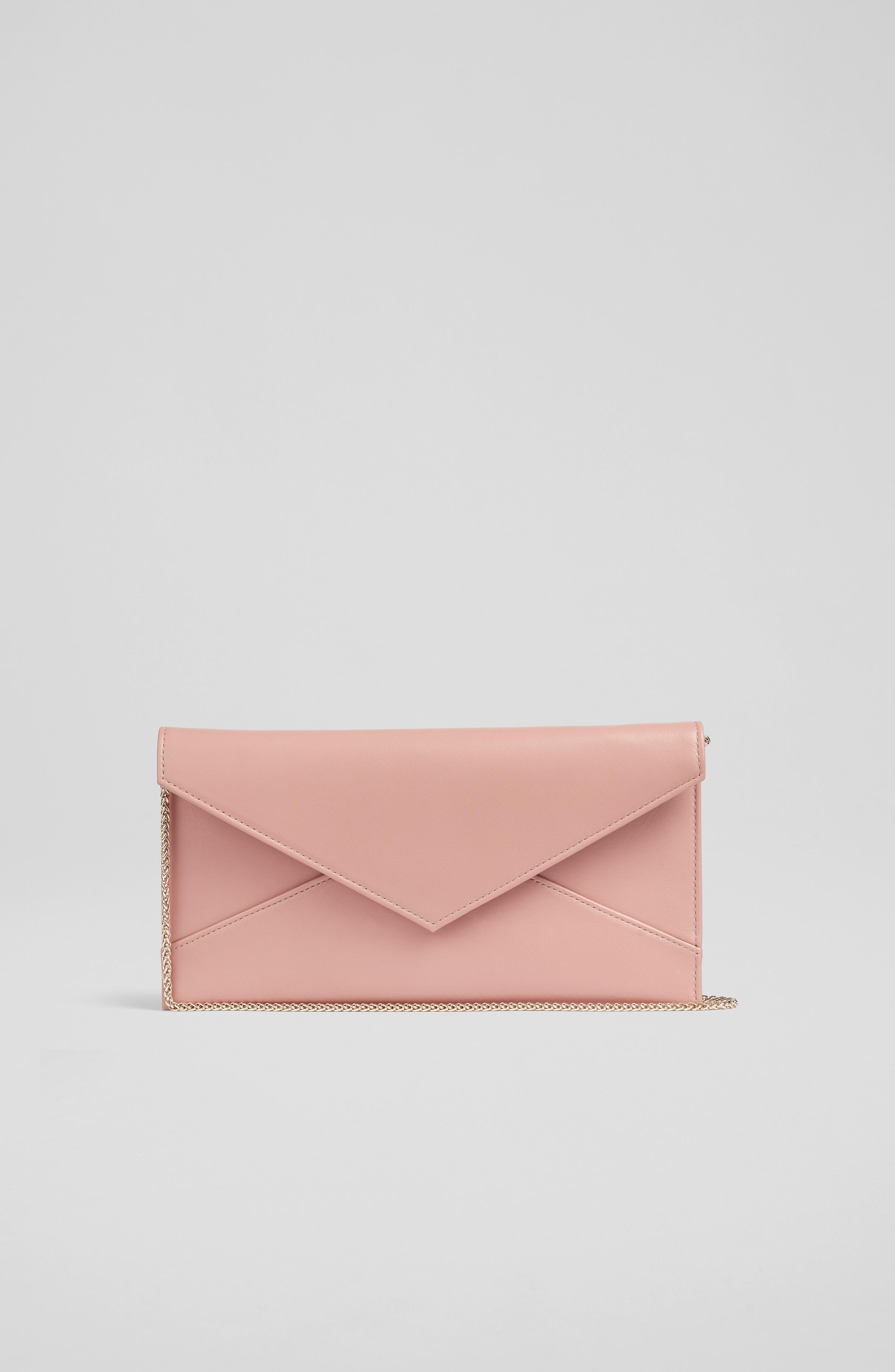 Rose pink clutch outlet bags